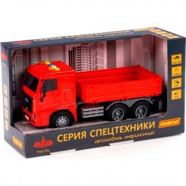 МАЗ, автомобиль бортовой инерционный (со светом и звуком) (в коробке) 94148 ПОЛЕСЬЕ
