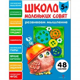 Школа маленьких совят 5+ Развиваем мышление 13643