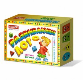Лото "Развивающее" цветные фигурки 00903 СТЕЛЛАР