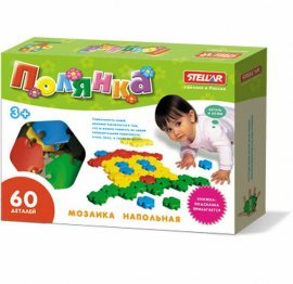 Мозаика "Полянка" 60 деталей 01046 СТЕЛЛАР