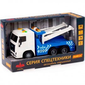 МАЗ, автомобиль-эвакуатор инерционный (со светом и звуком) (в коробке) 94018