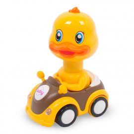 Игрушка Утенок со звуковыми и световыми эффектами /нажми/ 14см SYE266-6A TONGDE