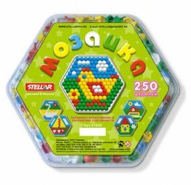 Мозаика 250 деталей, шестигранник 01020 СТЕЛЛАР