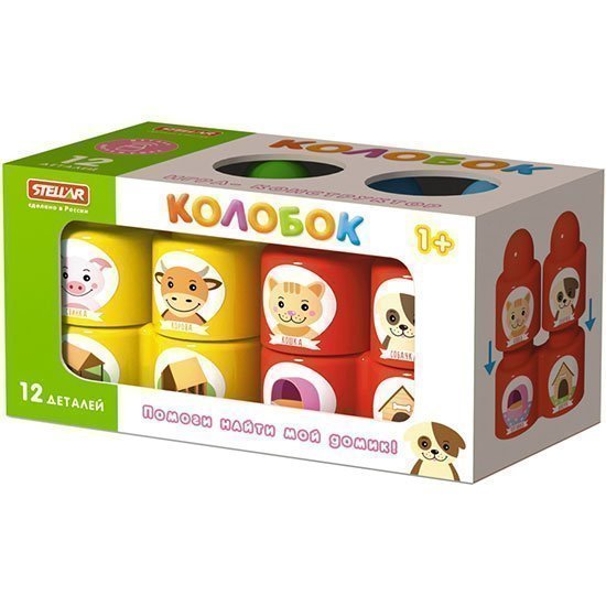 Конструктор "Колобок", игра "Помоги найти мой домик" 03032 СТЕЛЛАР