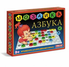 Мозаика "Азбука" 110 деталей 01003 СТЕЛЛАР