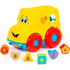 Игрушка развивающая "Автобус" 87980 ПОЛЕСЬЕ