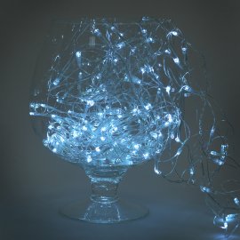 Гирлянда электрическая Сетка для помещения 160 LED белое свечение 8 режимов прозрачный провод 150*150 см 220 В /Tongde/