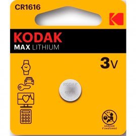 Батарейка литиевая CR 1616 Kodak 1xBL 3V Max (60/240) 063208
