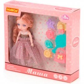 Кукла "Маша"  у стилиста + аксессуары (7 элементов)  16 см, 03304 ПОЛЕСЬЕ
