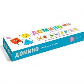 Домино большое «Фигуры и цвета» 00026 СТЕЛЛАР