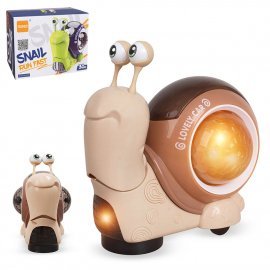 Улитка со звуковыми и световыми эффектами 13см RS-9024C TONGDE