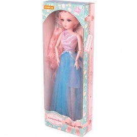 Кукла "Александра" (55 см) в платье с синей юбкой (в коробке) 29820
