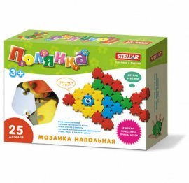 Мозаика "Полянка" Рыбка 25 деталей 01047 СТЕЛЛАР