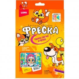 Пз/ф-060 Фреска. Картина из песка "Овечка" LORI