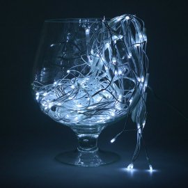 Гирлянда электрическая Сетка для помещения 240 LED белое свечение 1 режим прозрачный провод 150*200 см 220 В /Tongde/