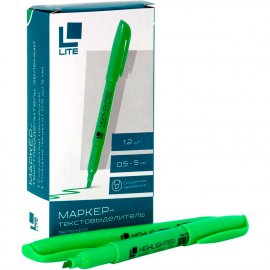 Маркер текстов. тонкий LITE 0,5-5 мм зелен. скошенный 1 шт 153162
