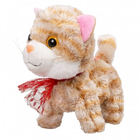 Кошка  со звуковыми эффектами 15 см CL1644ABC TONGDE