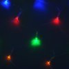 Гирлянда электрическая Сетка для улицы 96 LED цветное свечение 8 режимов прозрачный провод 140*60 см 220 В /Tongde/