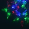 Гирлянда электрическая Занавес Звёзды для помещений 50 LED цветное свечение 1 режим прозрачный провод 3 м 220 В /Снежное царство/