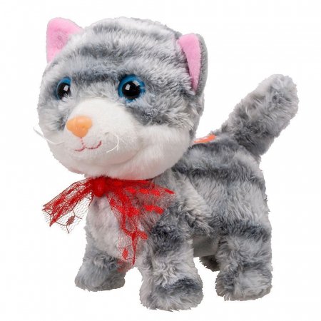 Кошка  со звуковыми эффектами 15 см CL1644ABC TONGDE