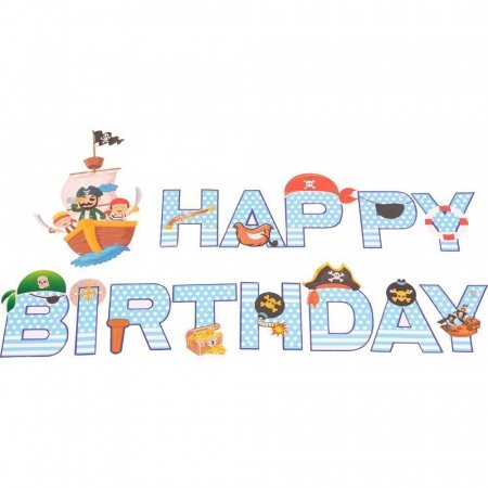Гирлянда HAPPY BIRTHDAY /Tongde/