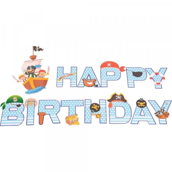 Гирлянда HAPPY BIRTHDAY /Tongde/