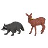 Набор лесных животный ANIMAL WORLD 6 фигурок 2А269 TONGDE