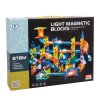 Светящийся магнитный конструктор LIGHT MAGNETIC BLOCKS 2302 110 деталей TONGDE