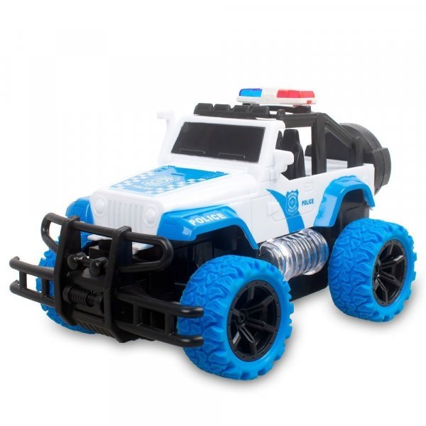 Джип на радиоуправлении Полиция со световыми эффектами 18см DH666-3A TONGDE