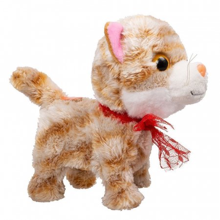 Кошка  со звуковыми эффектами 15 см CL1644ABC TONGDE