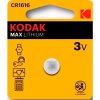 Батарейка литиевая CR 1616 Kodak 1xBL 3V Max (60/240) 063208