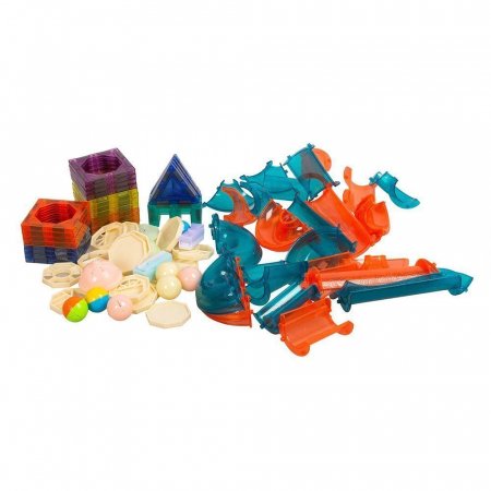 Светящийся магнитный конструктор LIGHT MAGNETIC BLOCKS 2302 110 деталей TONGDE