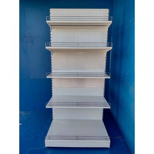 Стеллаж островной торговый  1000x600x2200 5 полок