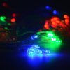 Гирлянда электрическая Сетка для улицы 96 LED цветное свечение 8 режимов прозрачный провод 140*60 см 220 В /Tongde/
