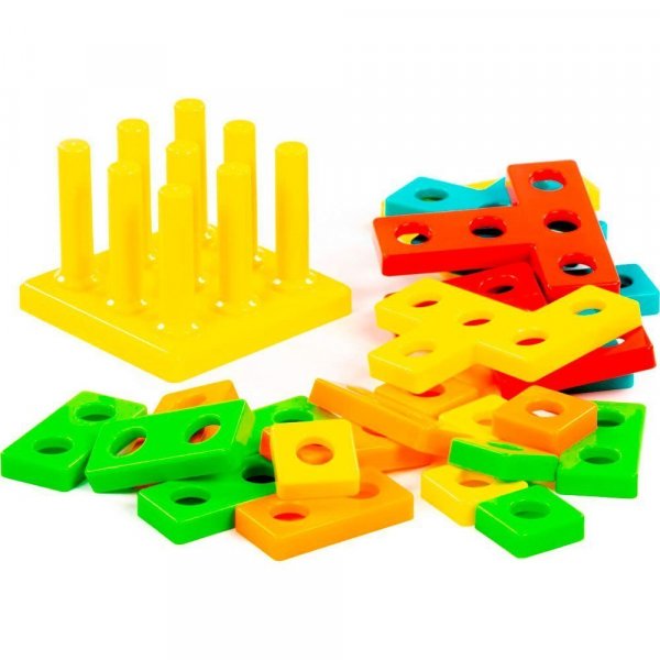 Игрушка развивающая 3D пазл №1, 23 элемента 93646  ПОЛЕСЬЕ