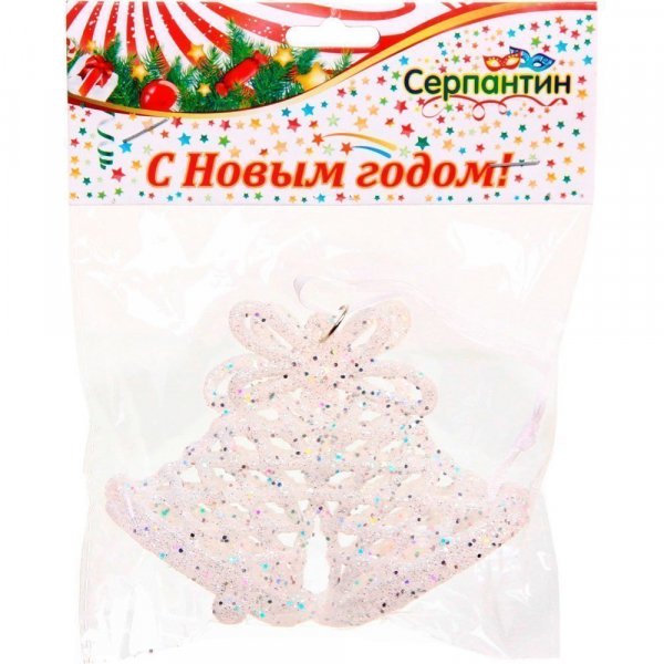 Украшение ёлочное Колокольчики 10см