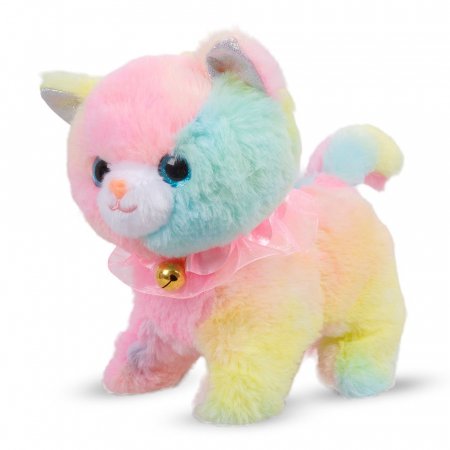 Кошка с поводком со звуковыми эффектами 23см 933-29E TONGDE