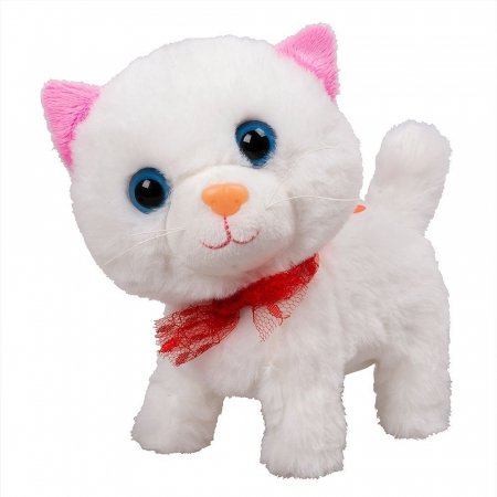 Кошка  со звуковыми эффектами 15 см CL1644ABC TONGDE
