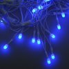 Гирлянда электрическая Сетка для помещения 120 LED синее свечение 8 режимов прозрачный провод 120*100 см 220 В /Tongde/